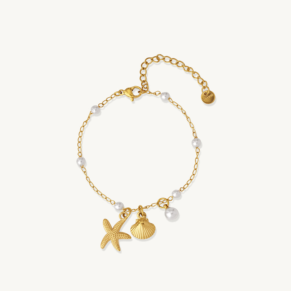 Aurelia Beach Charms Pearl Bracelet