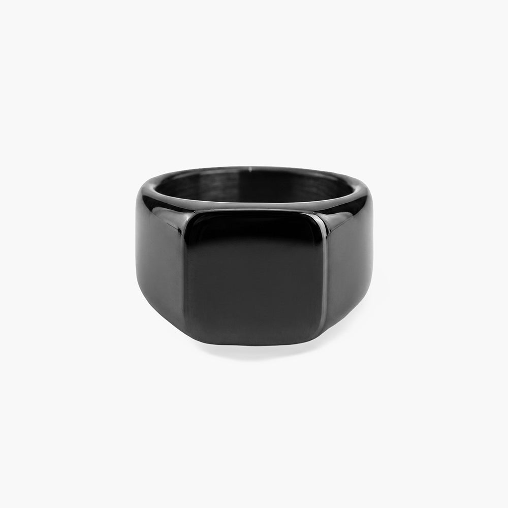 Classic Black Square Ring