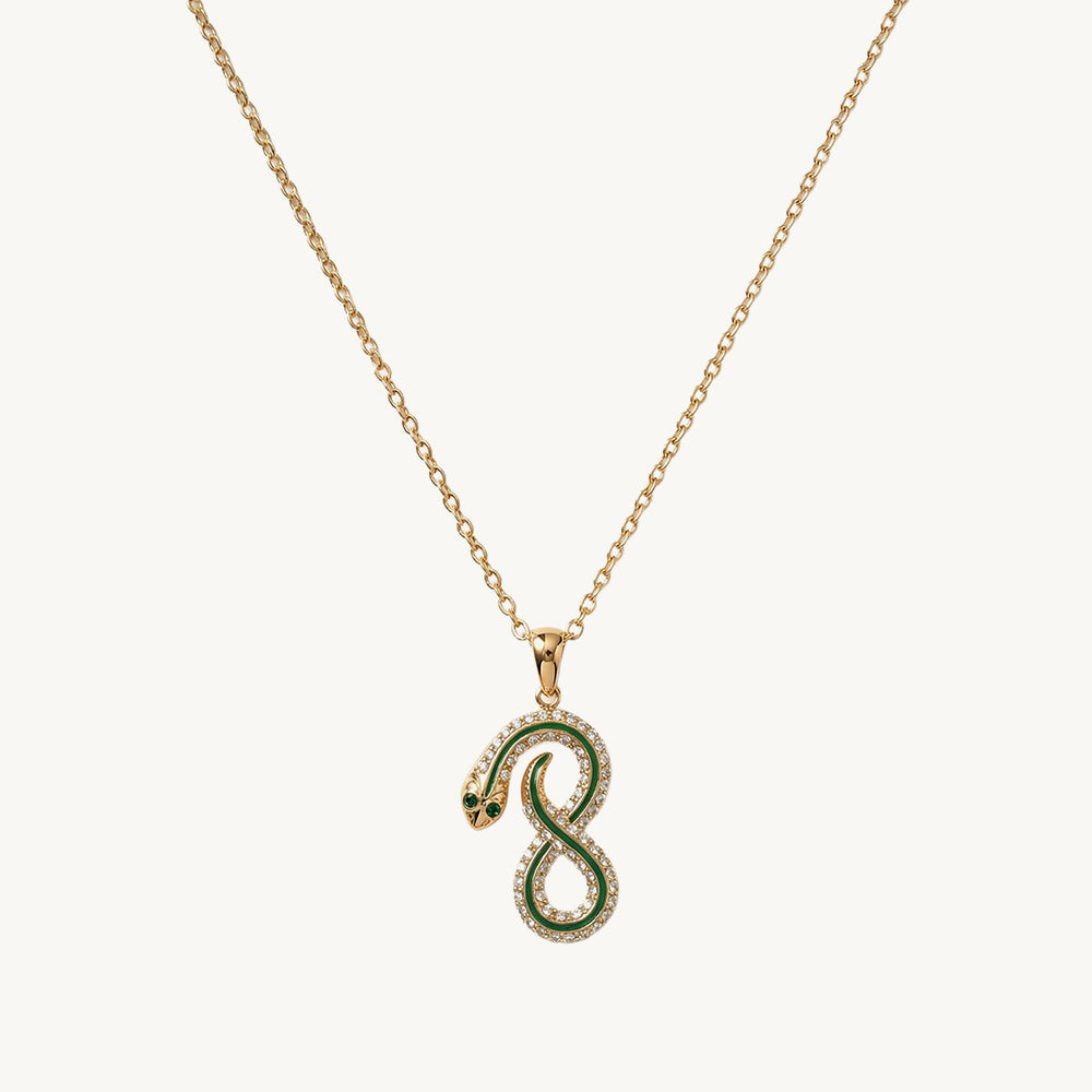 Glam Serpent Spark Necklace
