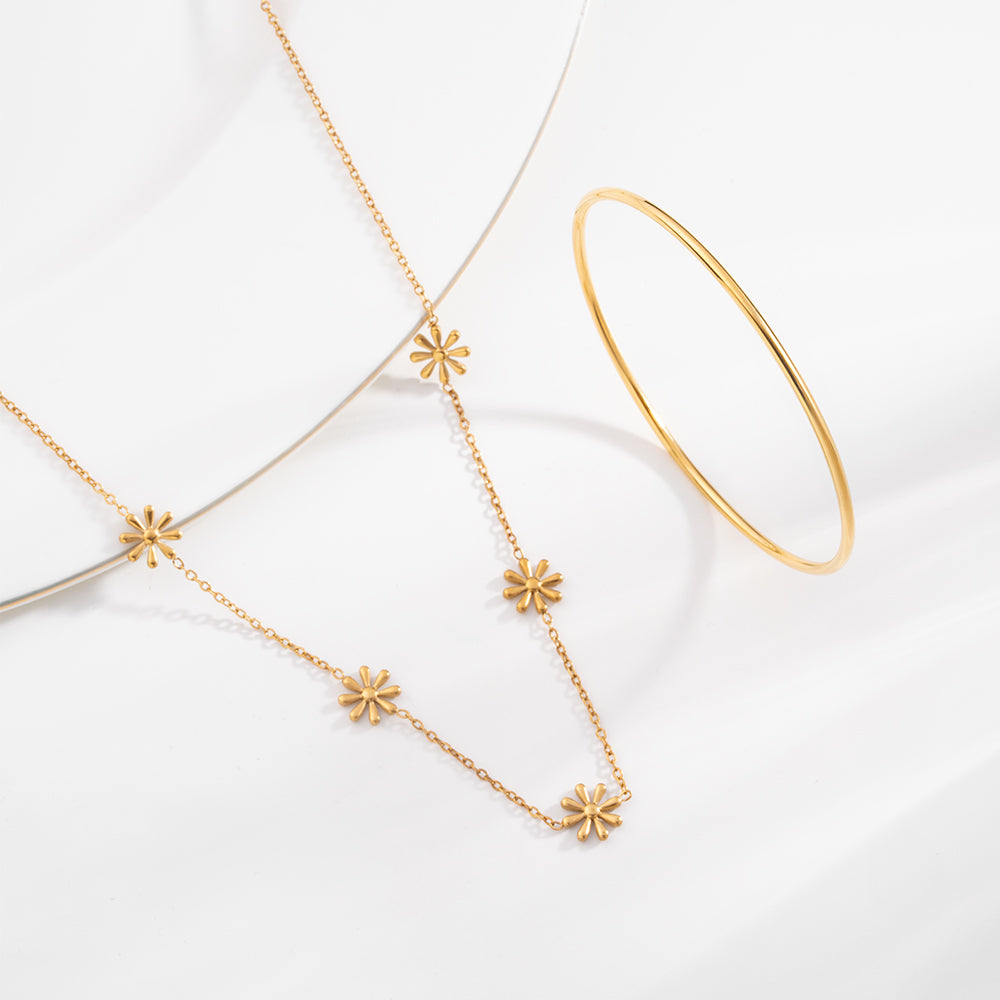 Golden Petal Line Set