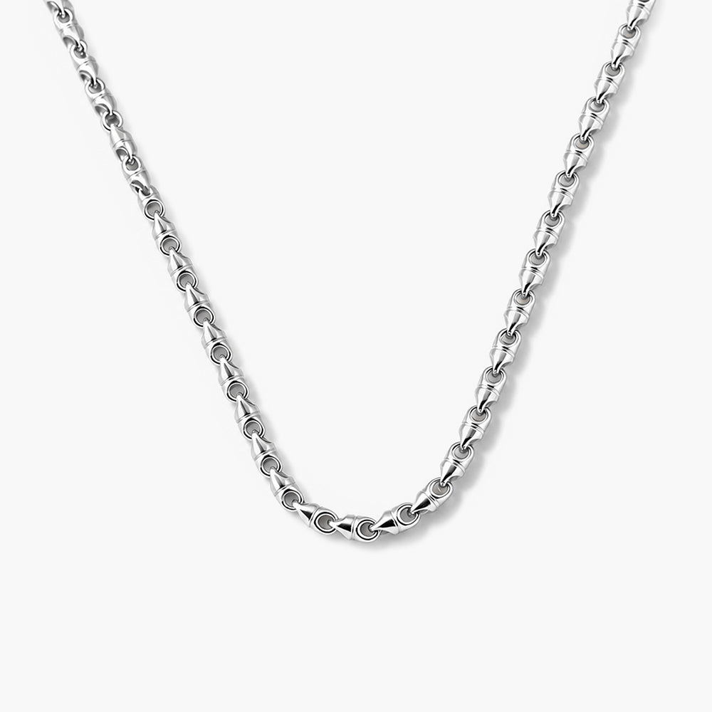 Solid 925 Silver Mariner Chain