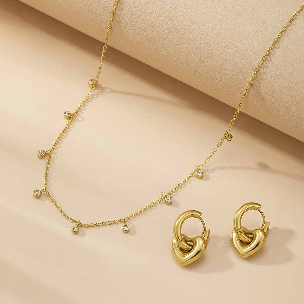 Charmed Halo Heart Jewellery Set