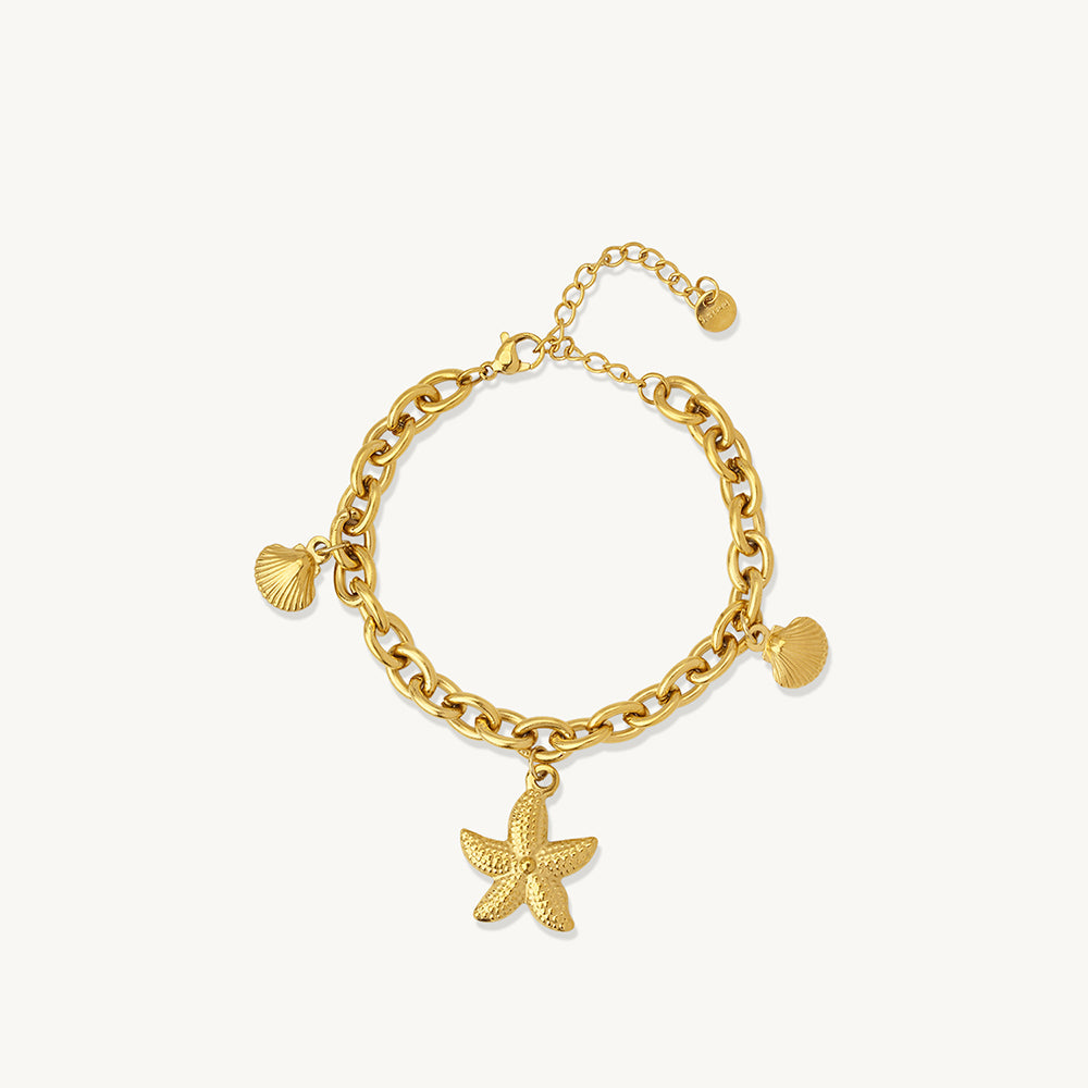 Elegant Starfish Chain Bracelet