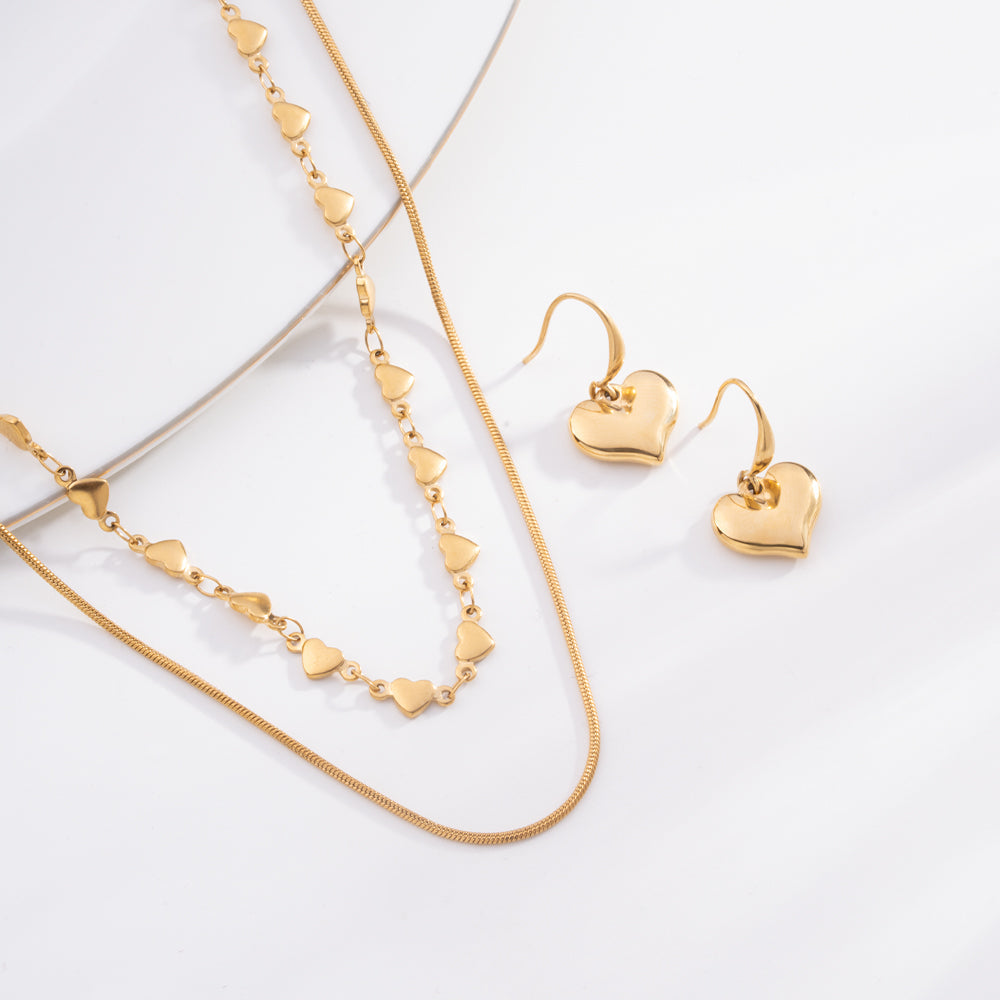 Classic Heart Jewellery Set