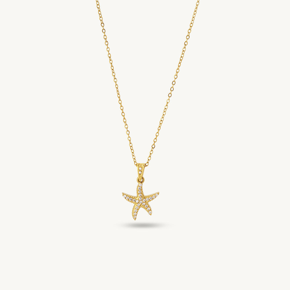 Elegant Starfish Pendant Necklace