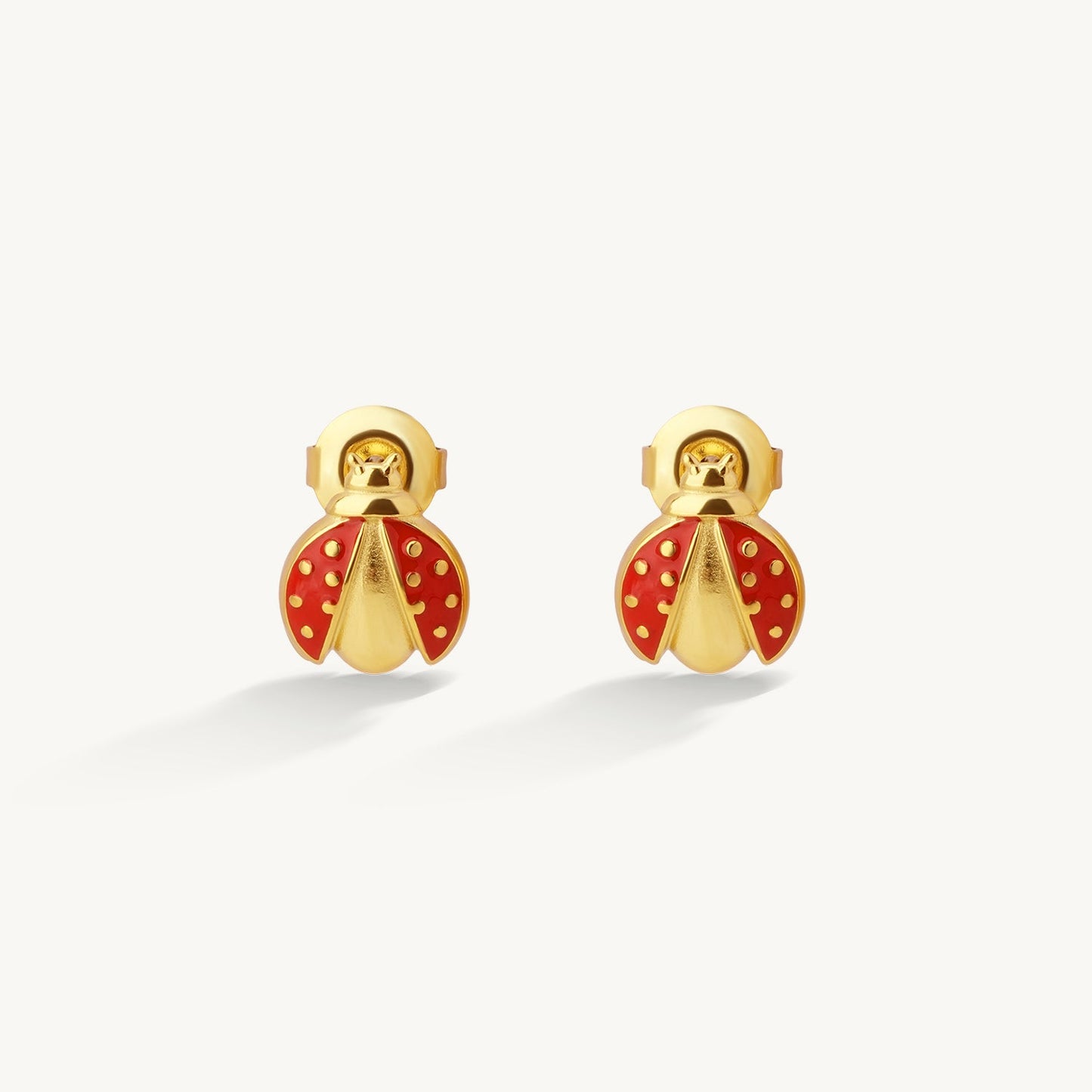 Ladybug Stud Earrings