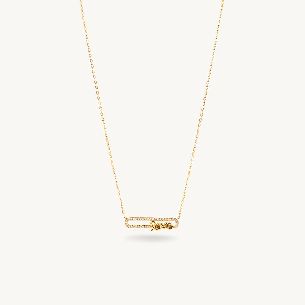 Luxe Love Bar Necklace