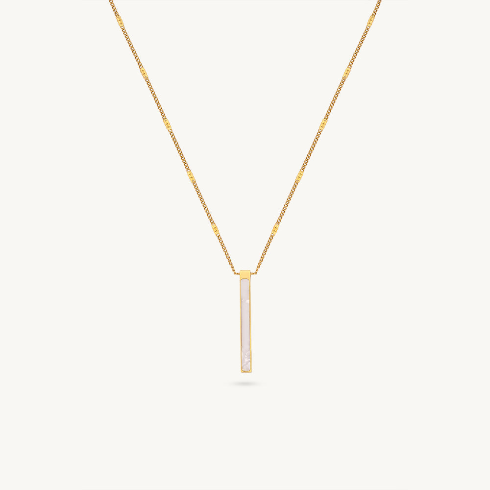 Minimal Bar Drop Necklace