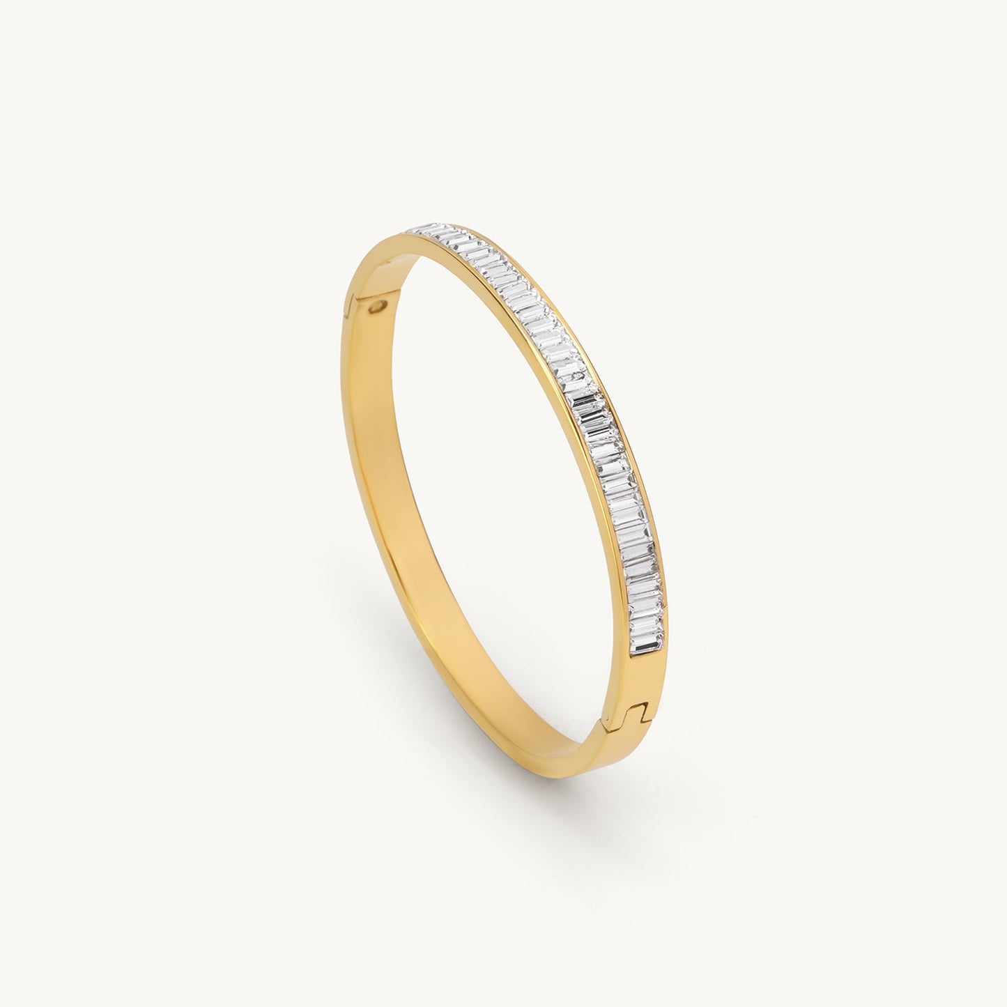Stone Studded Bangle Bracelet