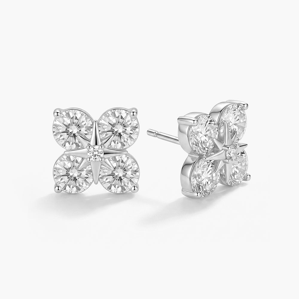 Soft Petal 925 Sterling Silver Earrings