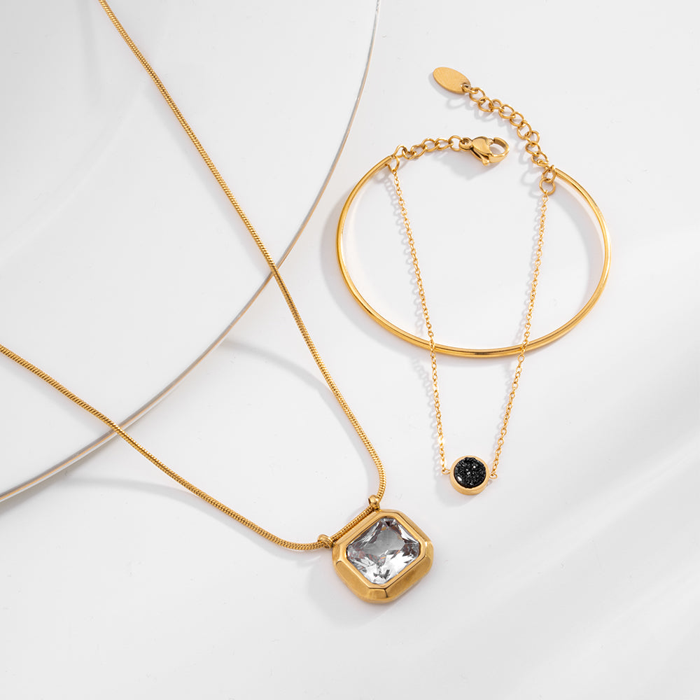 Sculpted Octagon Glow Set