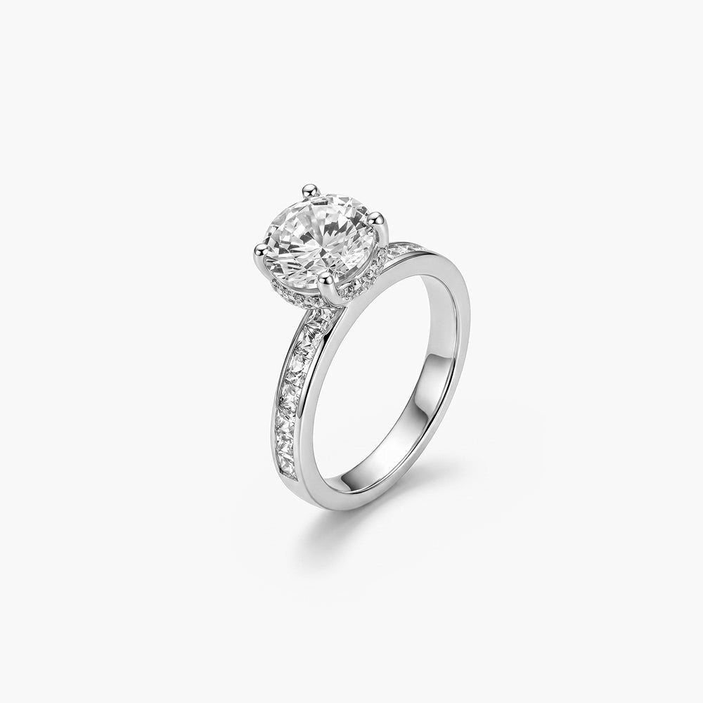 Radiant Solitaire 925 Ring