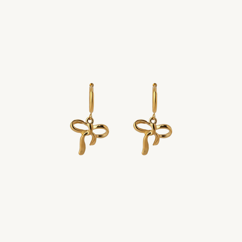 Elegant Loop Knot Drop Earrings
