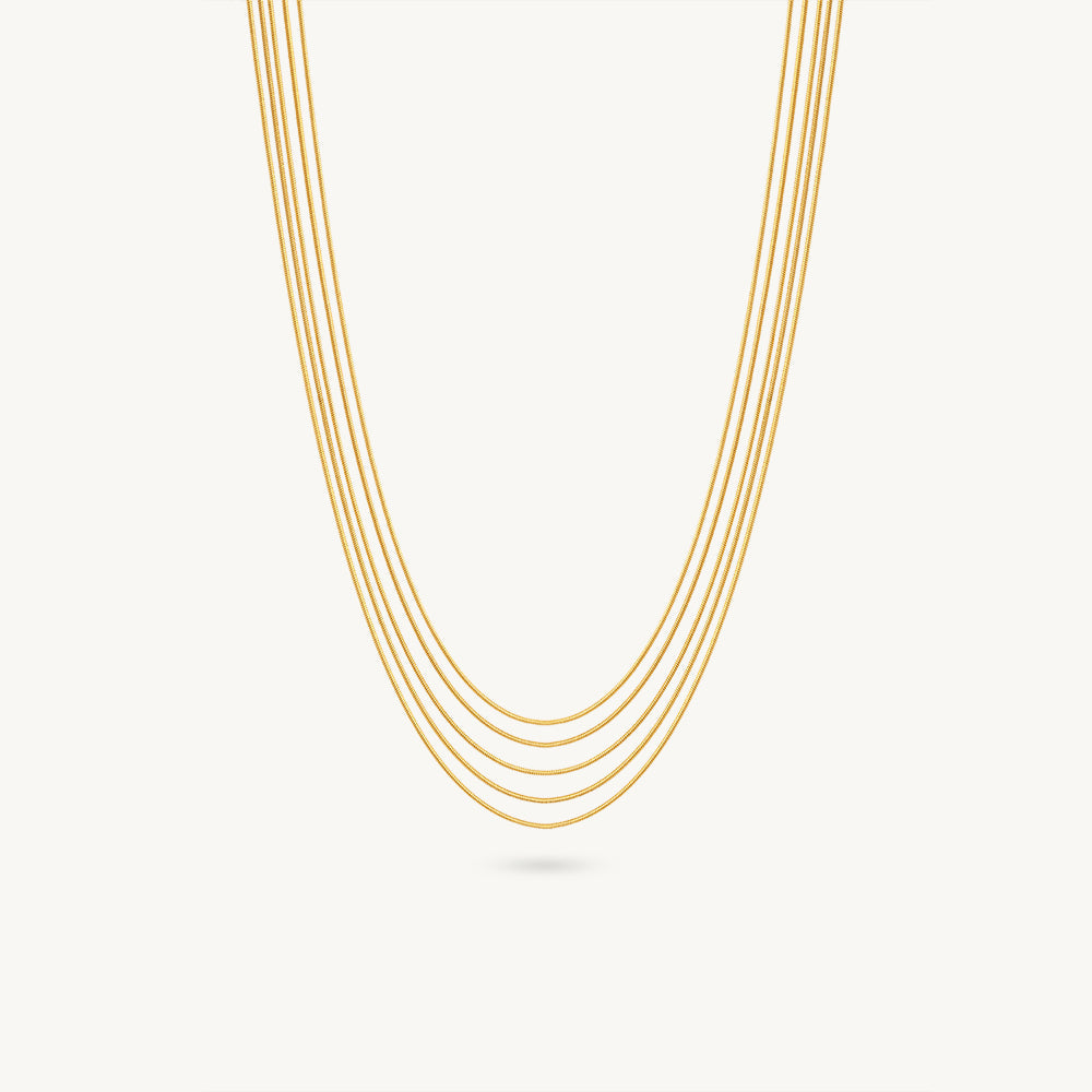Sleek Layered Necklace