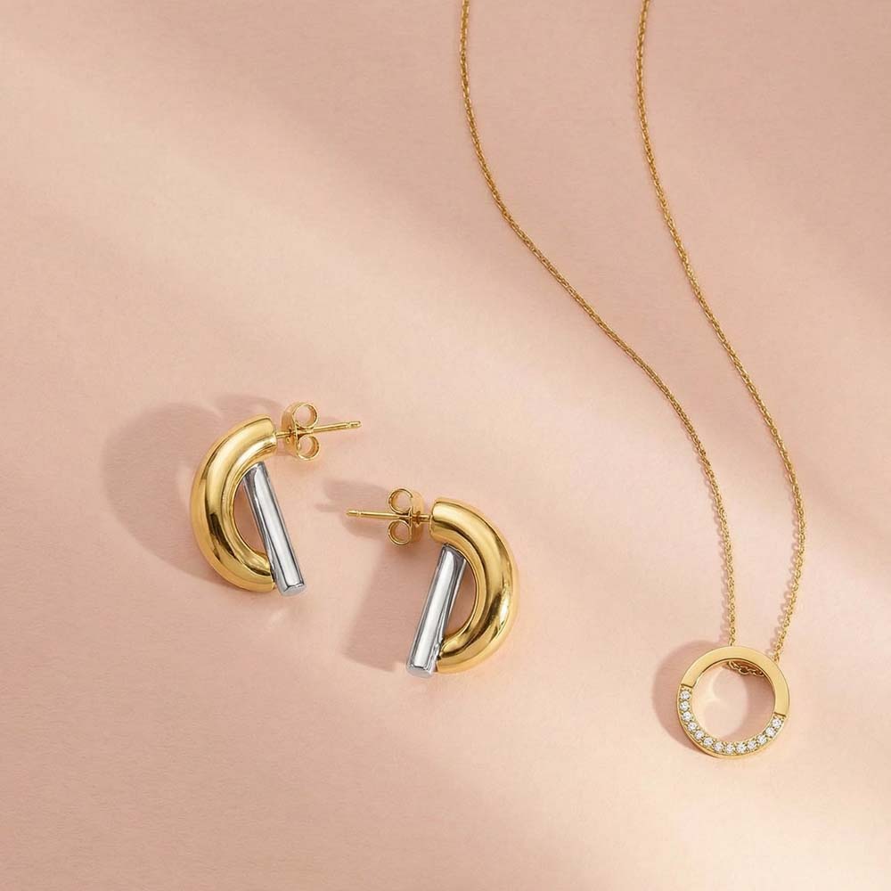 Circle & Sparkle Jewellery Set