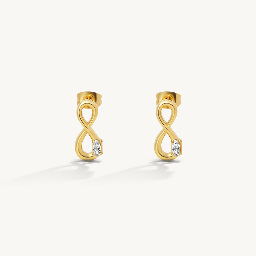 Aurelia Infinity Knot Earrings