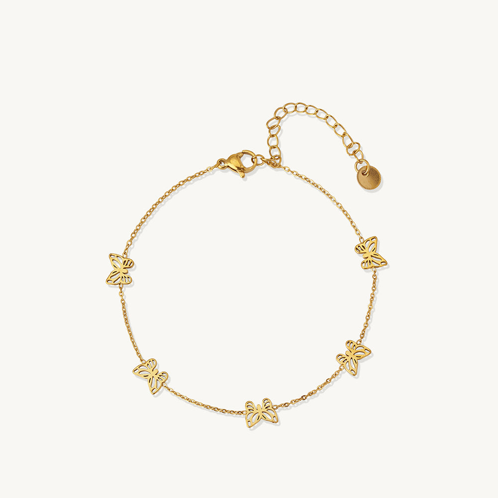 Elite Butterfly Charm Bracelet