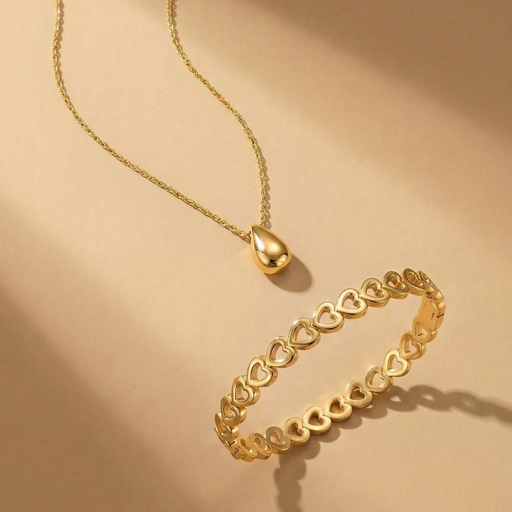 Golden Signature Heart Set