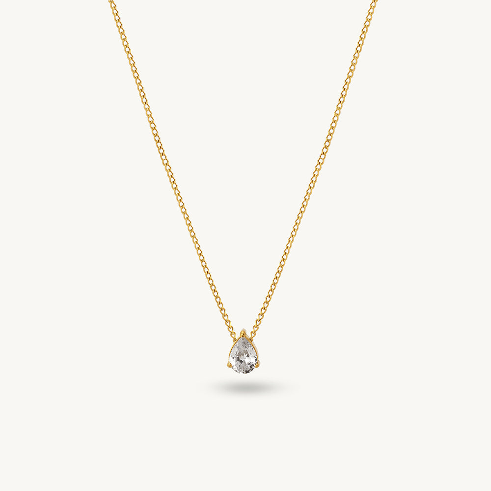 Radiant Crystal Pendant Necklace