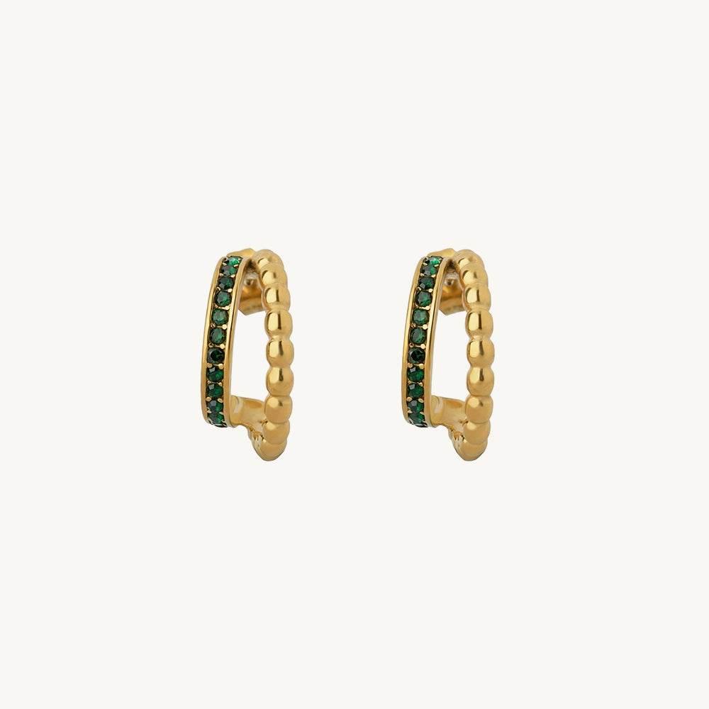 Dual C Hoop Earrings