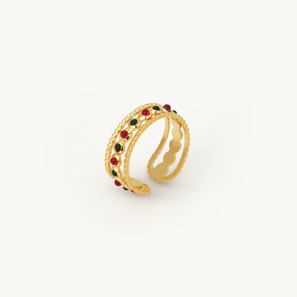 Colorline Spark Statement Ring