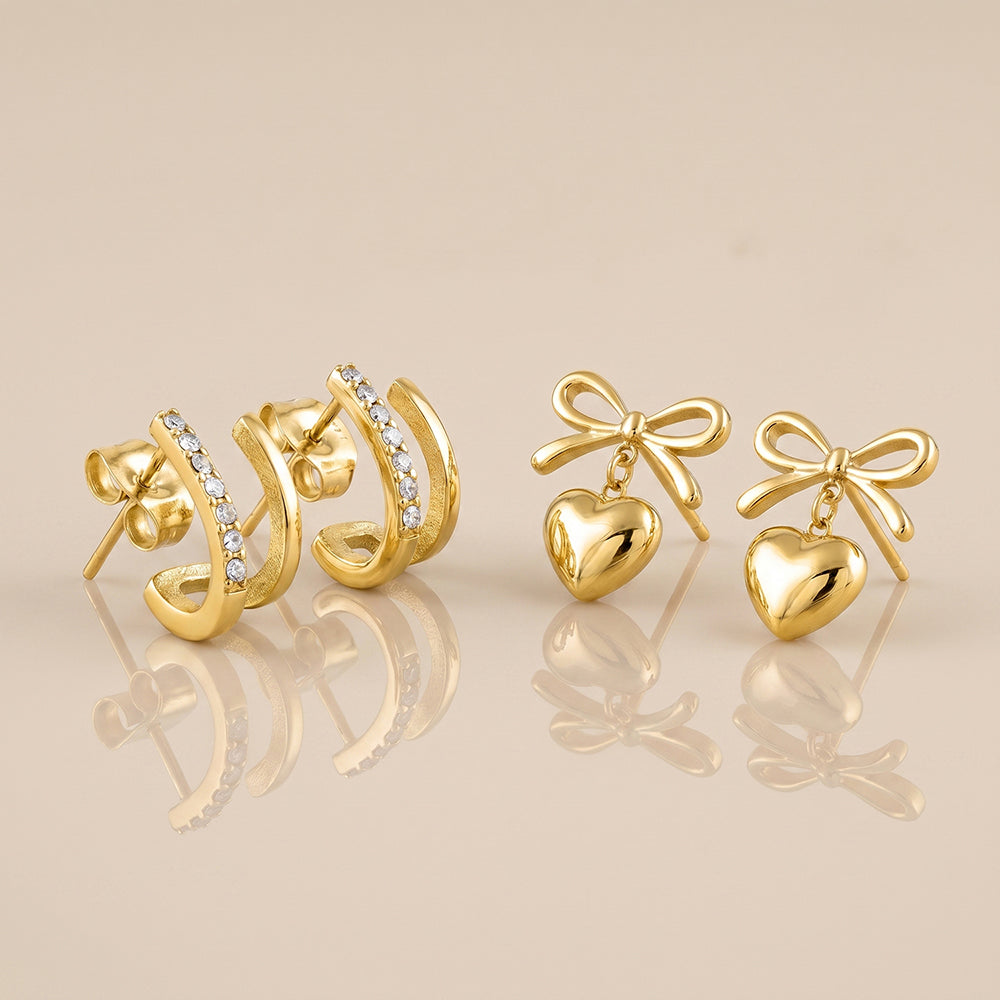 Bow Heart Curve Set