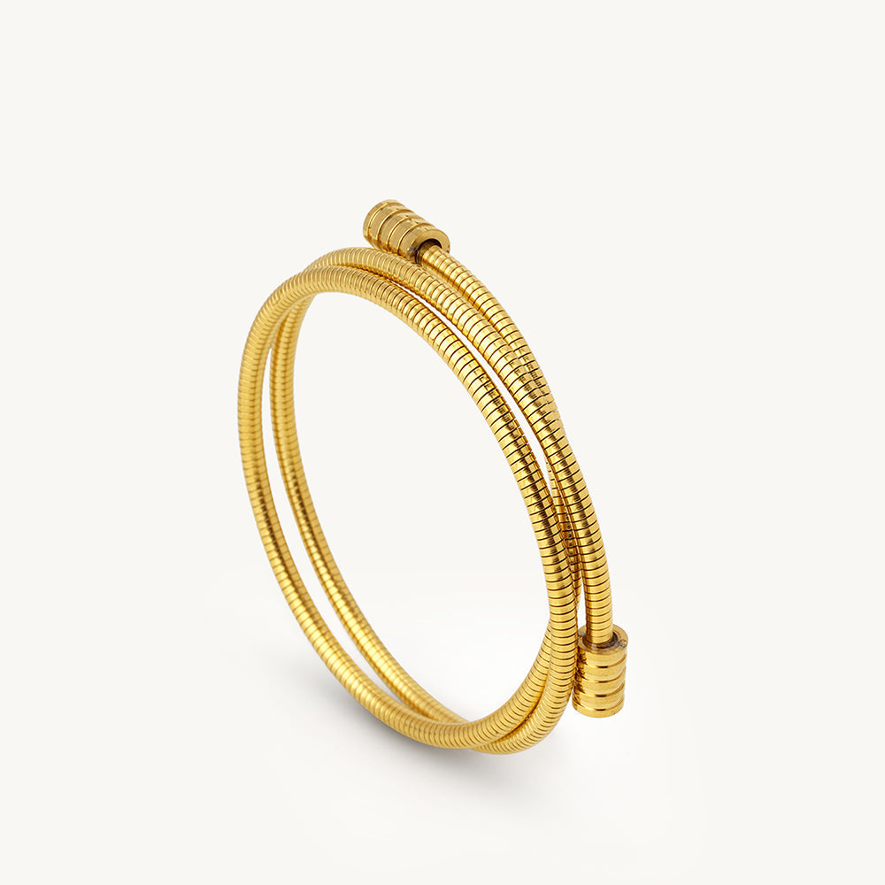 Golden Coil Bracelet