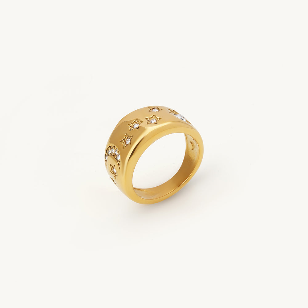 Celestial Stars Spark Ring