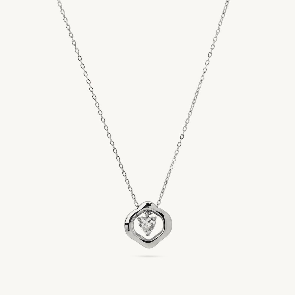 Halo Frame Spark Necklace