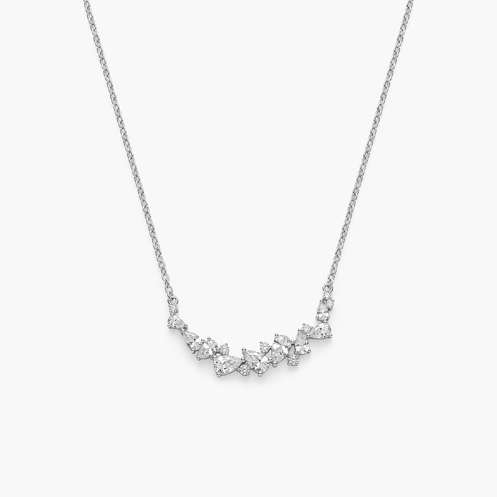 Delicate Sparkling 925 Sterling Silver Necklace