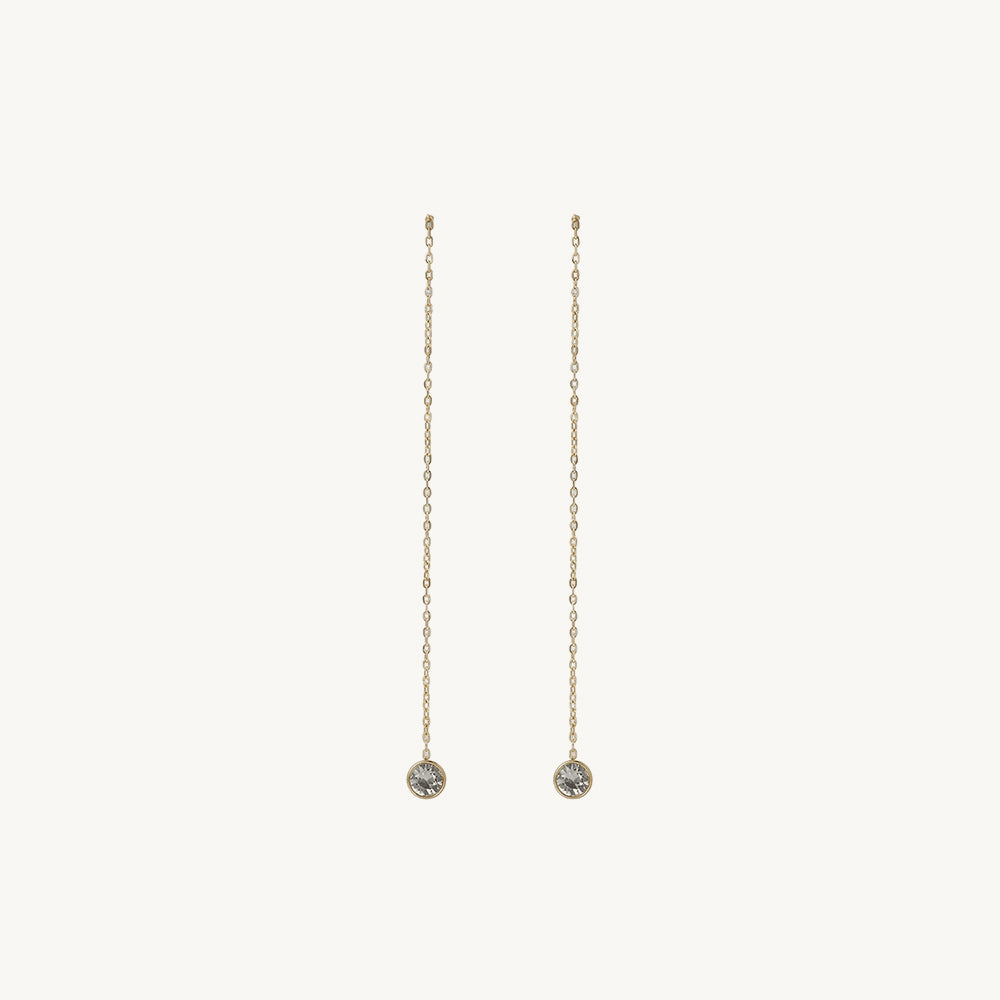 Chic Crystal Drop Threaders