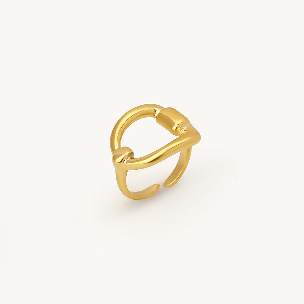 Chunky Knotform Open Ring