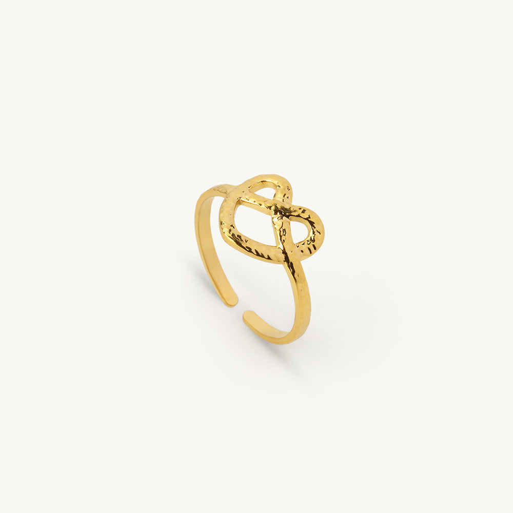 Affectionate Big Heart Ring