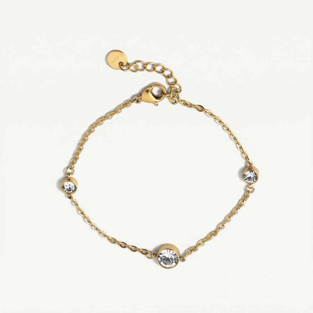 Trio Shine Chain Bracelet