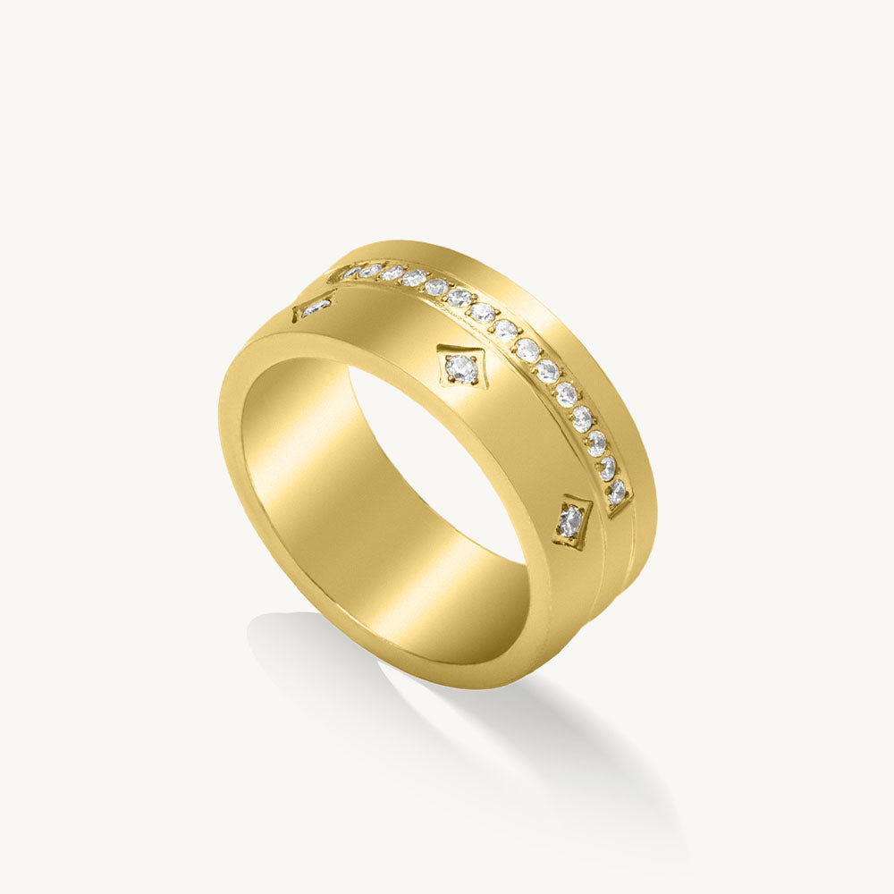 Bold Anchor Line Ring