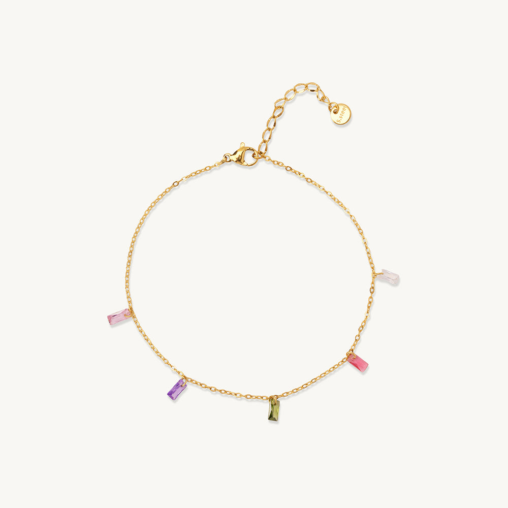 Vivid Gem Charm Bracelet