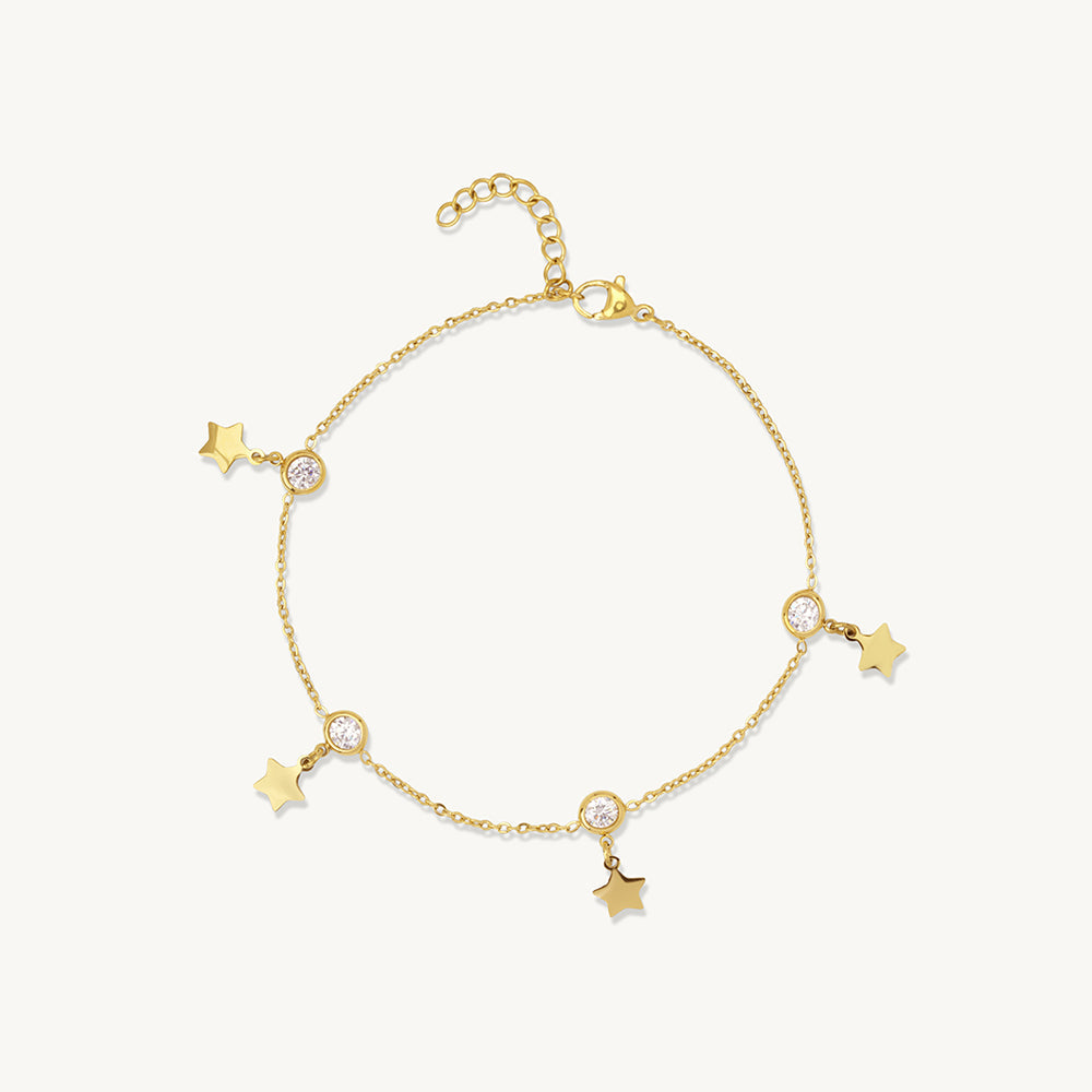 Tiny Starlight Charm Bracelet