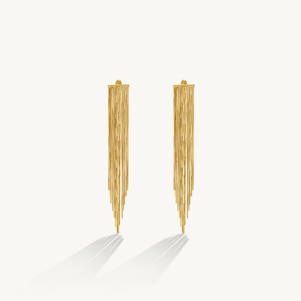 Chunky Fringe Tassel Earrings