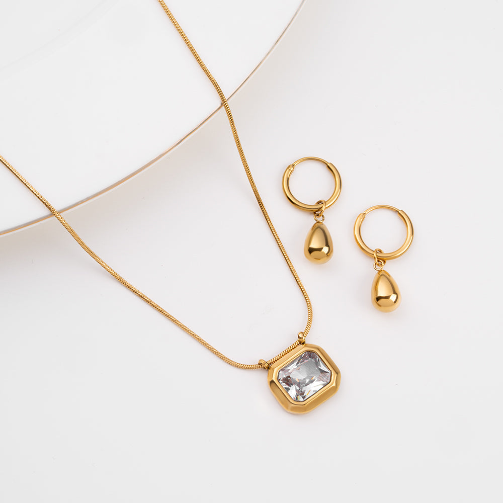 Geometric Glow Harmony Jewellery Set