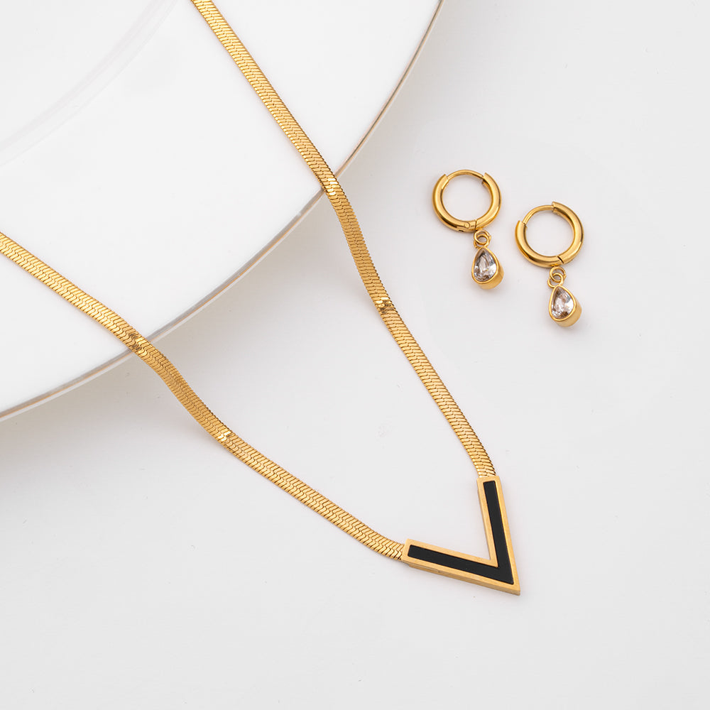 Midnight Drop Elegance Jewellery Set