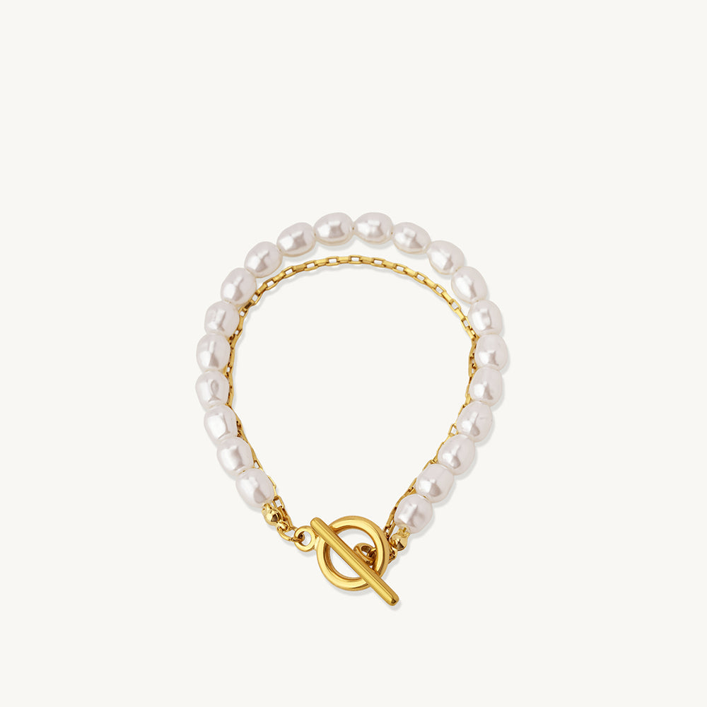 Pearl Toggle Bracelet