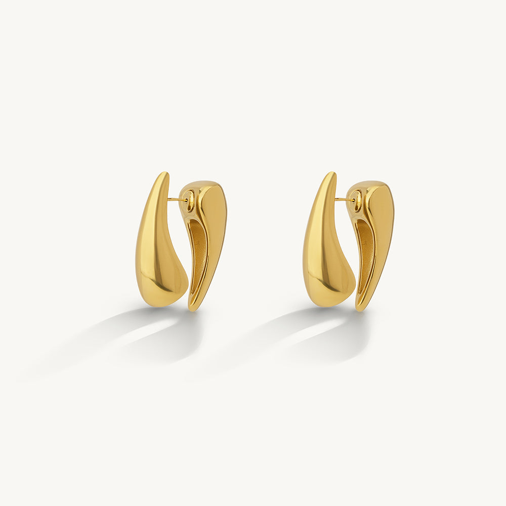 Elegant Teardrop Stud Earrings