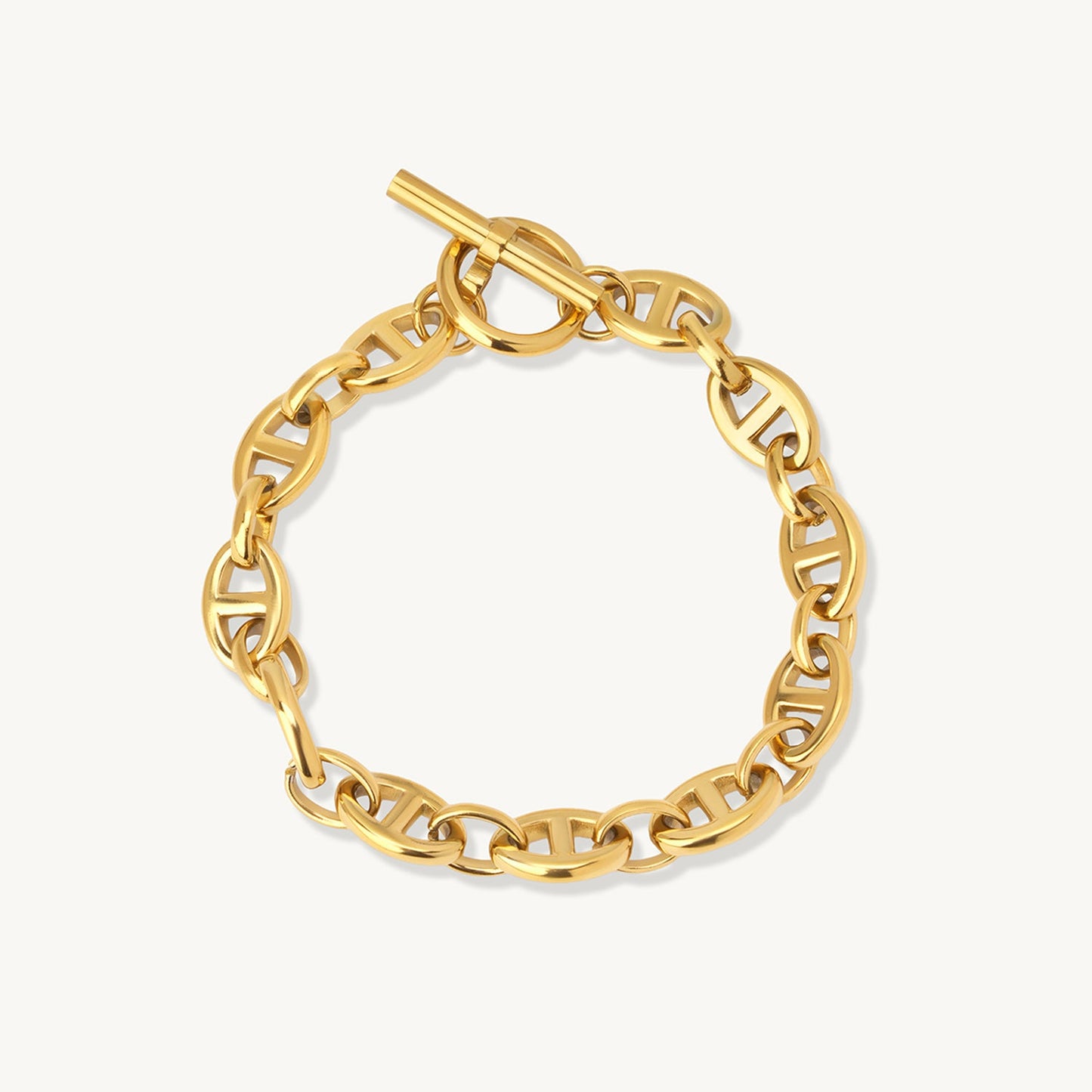 Bold Toggle Link Chain Bracelet