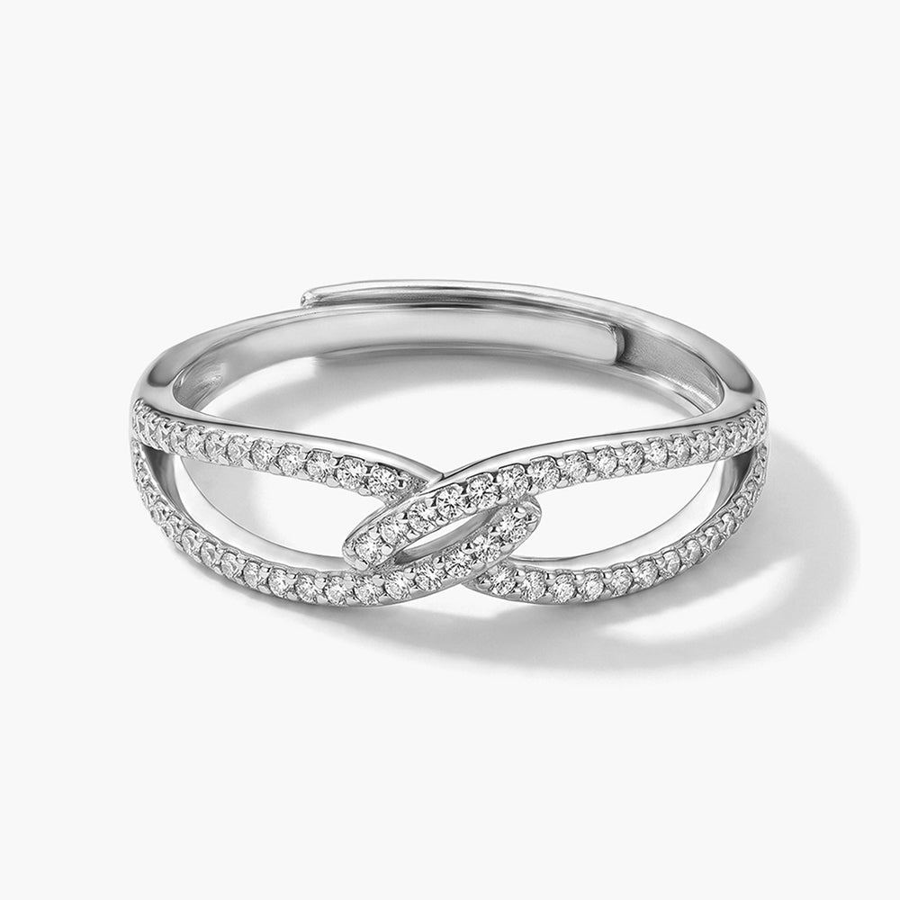 Soft Swirl 925 Sterling Silver Ring