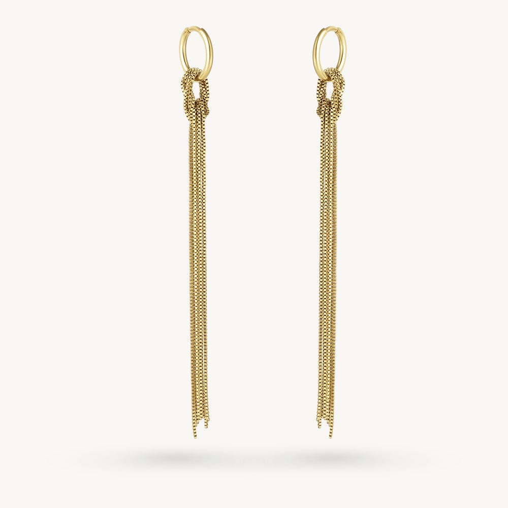 Contemporary Chain Tassel Earring