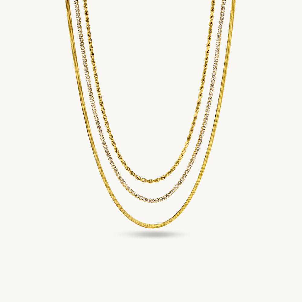 Aurelia Layered Chain Necklace