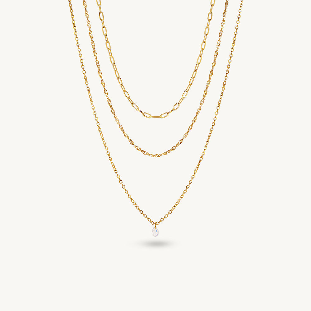 Elegant Layered Pendant Necklace