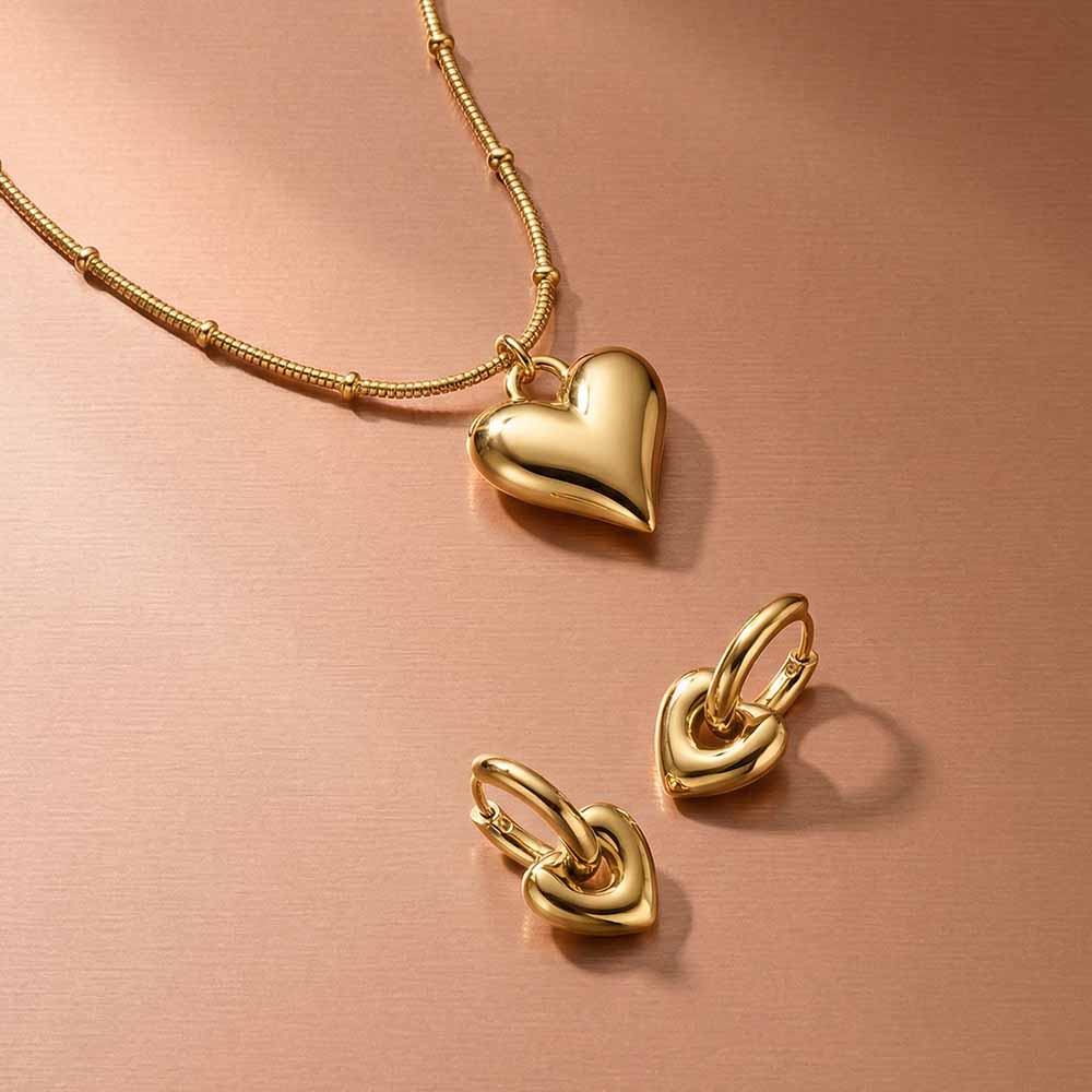Classic Heart Grace Jewellery Set