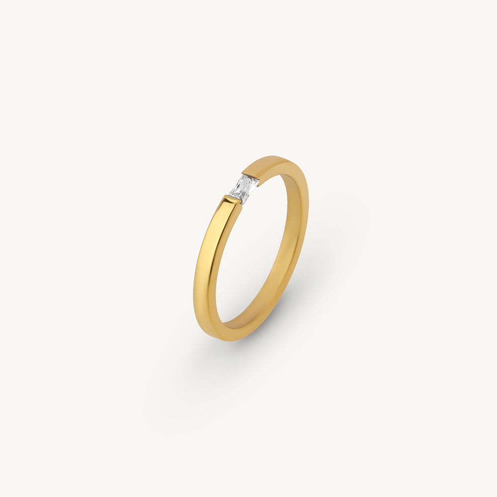 Minimal Solitaire Ring