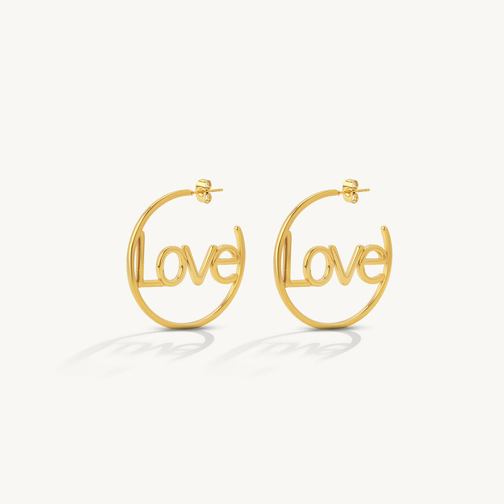 Love Prism Half Hoop Earrings